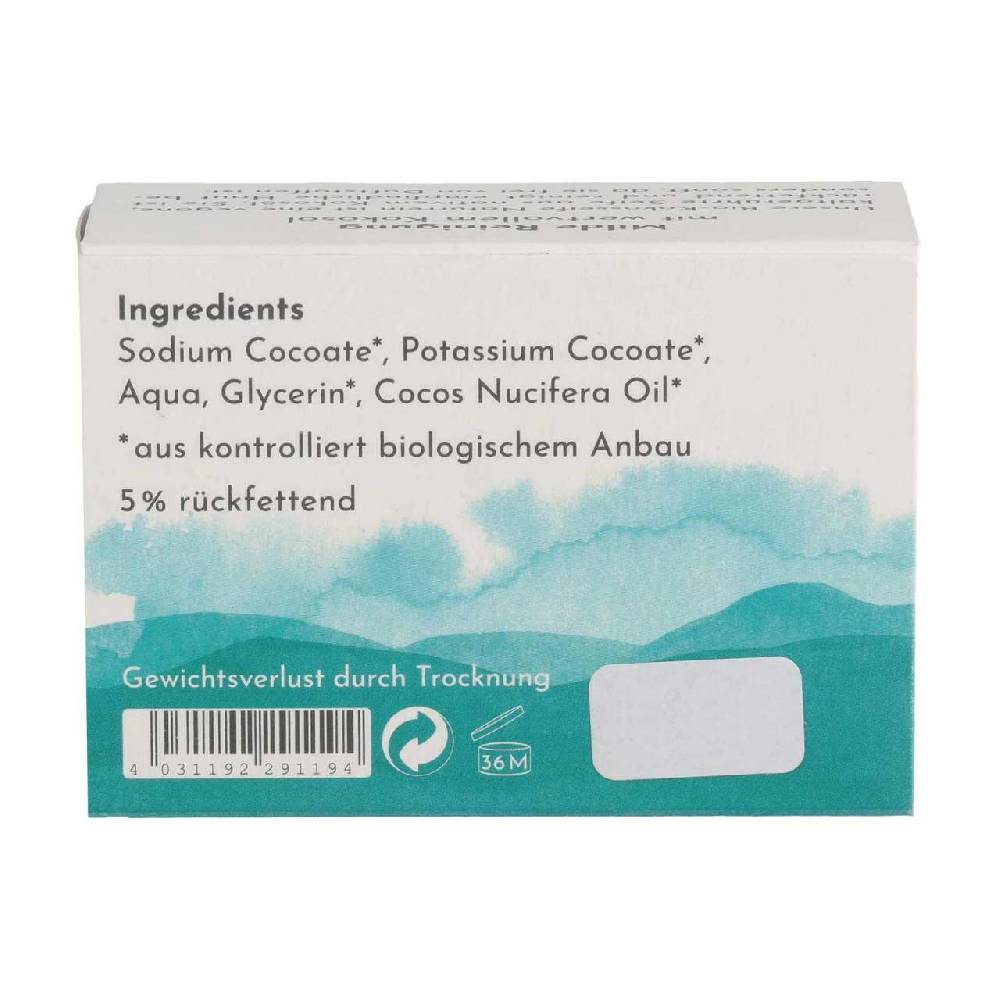 oelmuehle-solling Coconut Soap Bar by Baensch for skin & hair, fragrance free Black Friday Preise