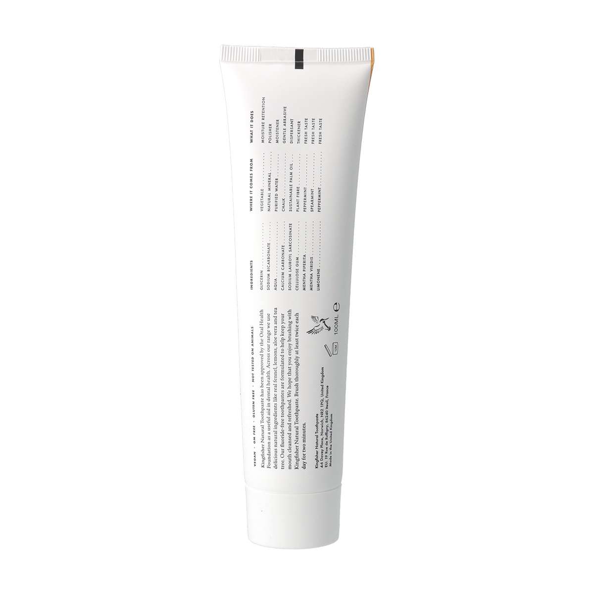 kingfisher Kingfisher Organic Toothpaste with Baking Soda for Whiter Teeth Begrenztes Angebot