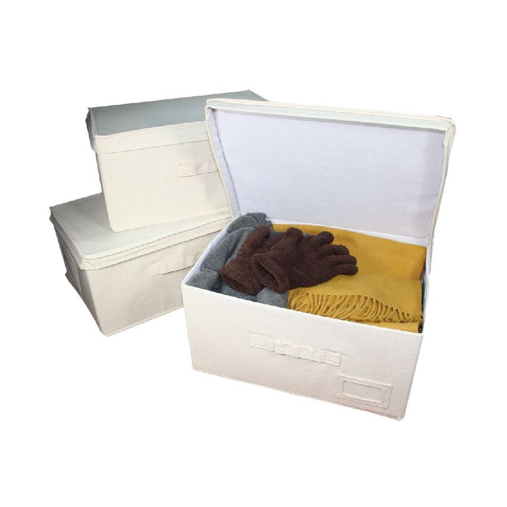 purenature PureNature fabric box with lid made of organic cotton VIP-Rabatte