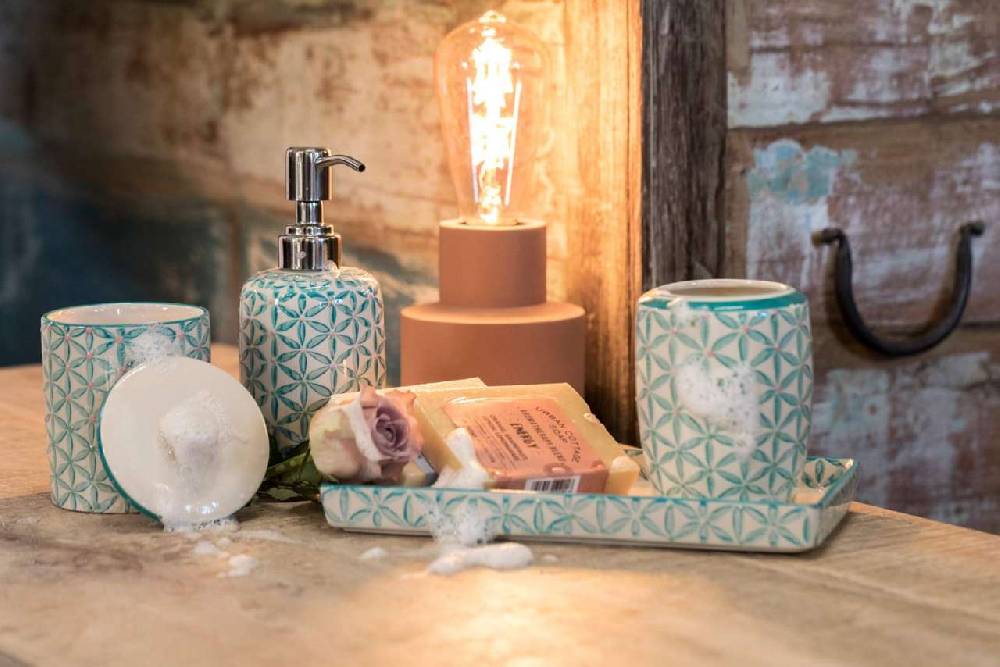 tranquillo Tranquillo ceramic soap dish in attractive retro design Zeitbegrenzte Promotion
