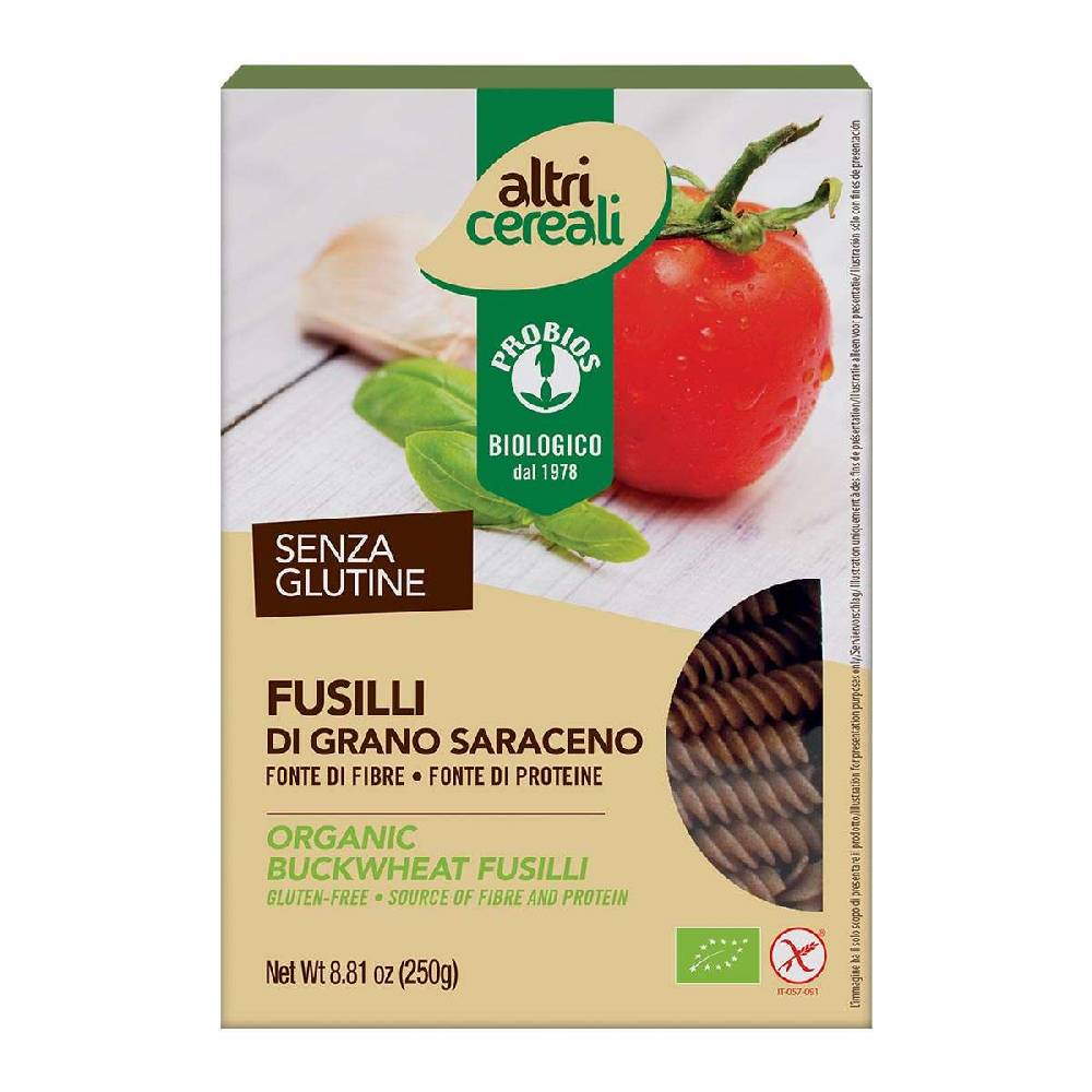 altricereali Organic Fusilli Noodles - versatile, gluten-free buckwheat pasta zollfrei