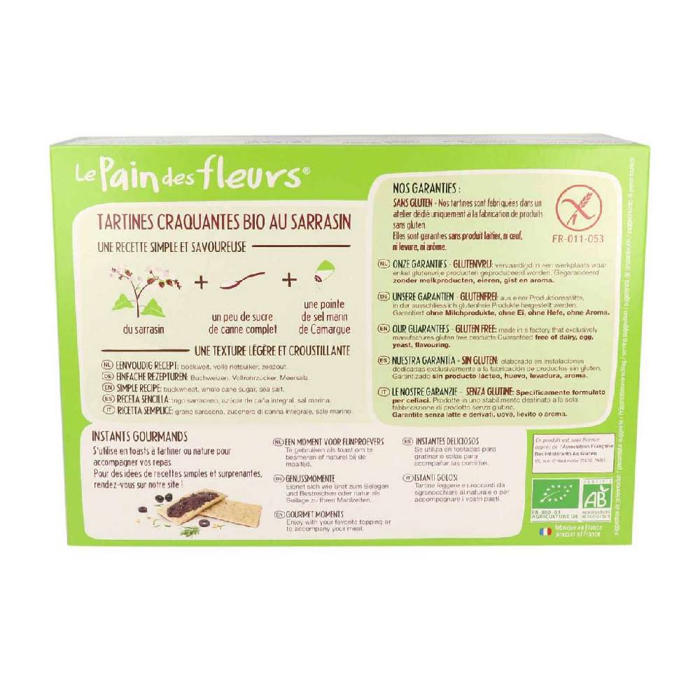 blumenbrot Flower bread buckwheat crispbread in the favourable bulk package Sonderangebot