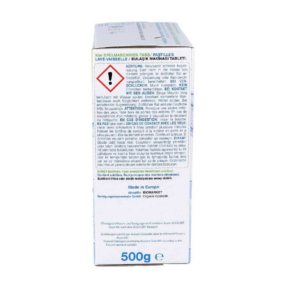 klar Dishwasher Bio-Tabs Große Rabatte