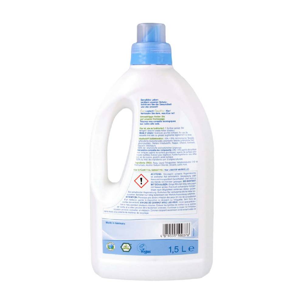 klar Klar Dishwashing Liquid Sensitive Begrenzte Freigabe