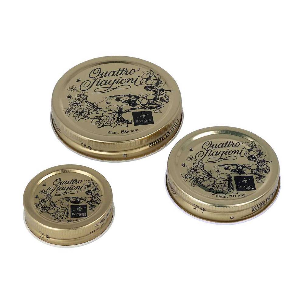 quattro-stagioni Spare Bottle and Glass Jar Lids for Quattro Stagioni in 3 Sizes Bis zu 65% Rabatt