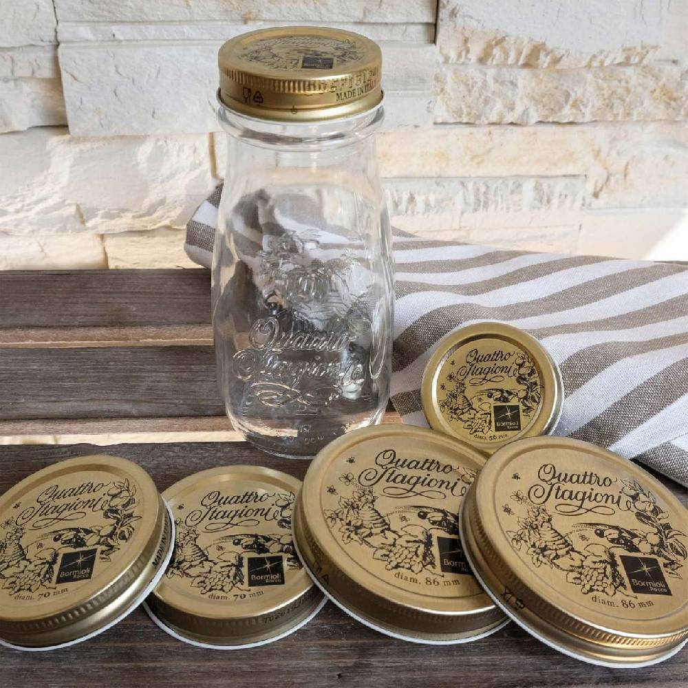 quattro-stagioni Spare Bottle and Glass Jar Lids for Quattro Stagioni in 3 Sizes Bis zu 65% Rabatt