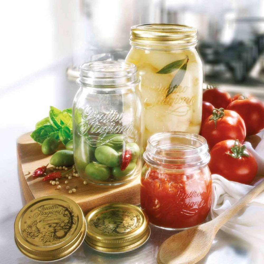 quattro-stagioni Quattro Stagioni Jam Jars with Lids - Twist Off Vacuum Sealed Kostenloser Versand international