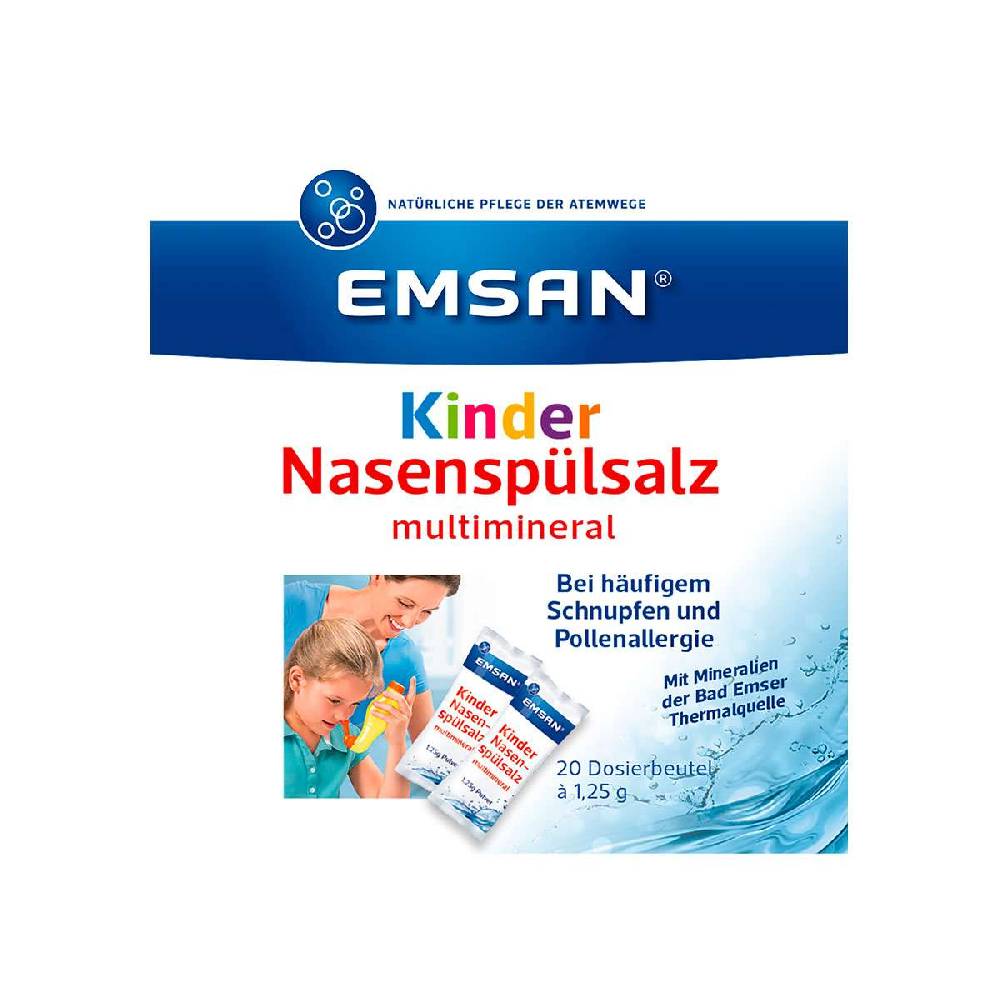 emsan Emsan Mineral Nasal Saline Rinse for Children - 20 Sachets Verkauf