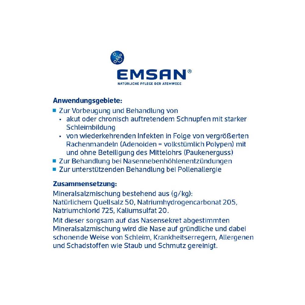 emsan Emsan Mineral Nasal Saline Rinse for Children - 20 Sachets Verkauf