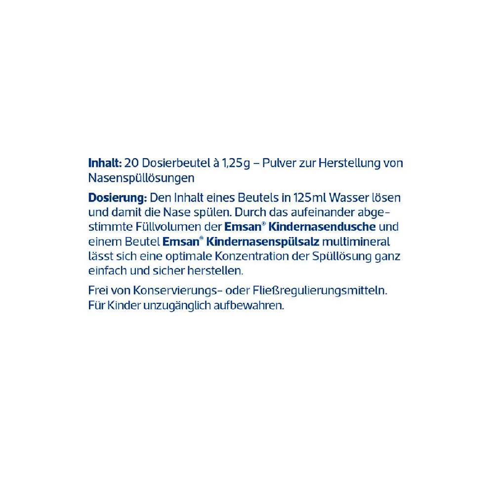 emsan Emsan Mineral Nasal Saline Rinse for Children - 20 Sachets Verkauf