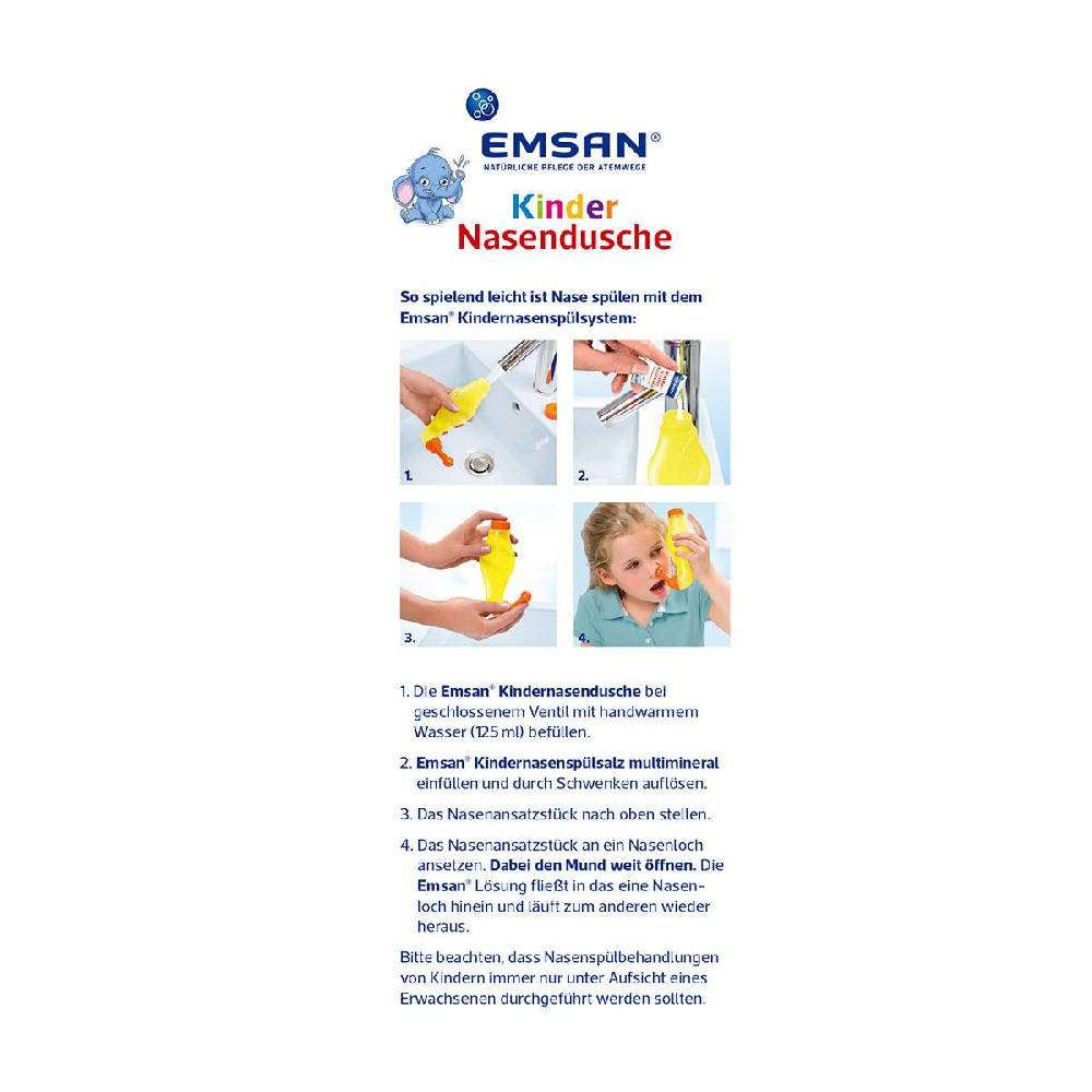 emsan Emcur Nose Flush for Children & 10 Sachets of Mineral Salt Fabrikpreis