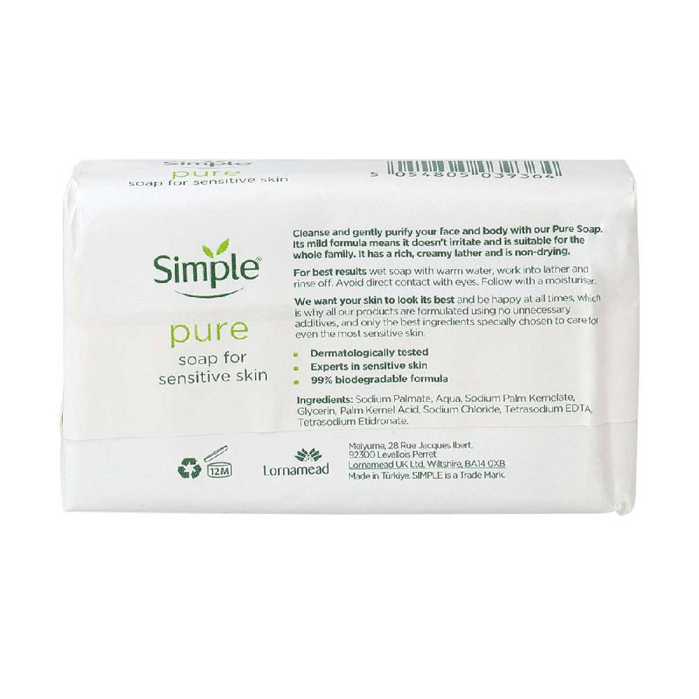 simple Simple Pure Soap (125 gr bar) VIP-Rabatte