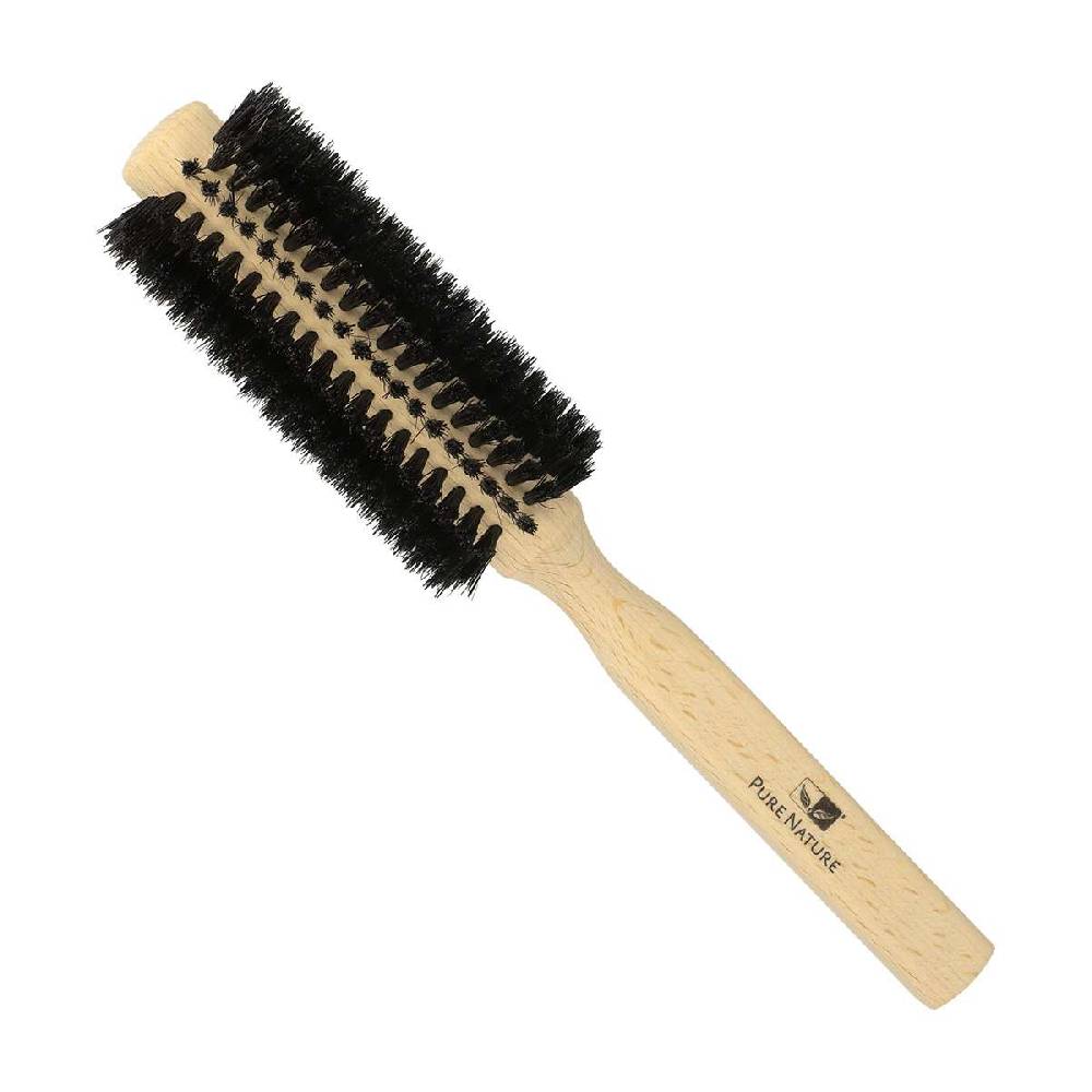 purenature Round Brush With Wild Boar Bristles Bis zu 50% Rabatt