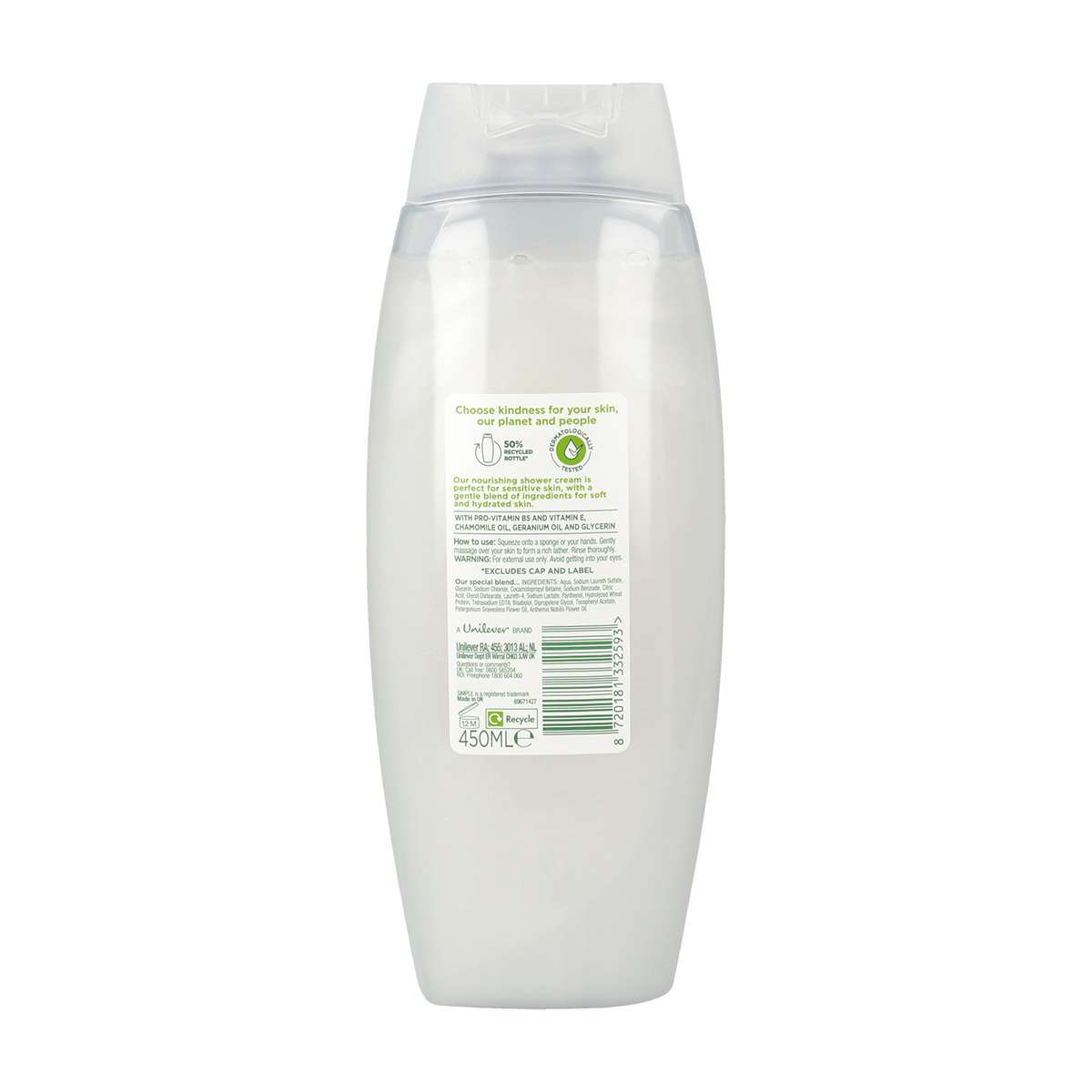 simple Simple nourishing shower gel, Nur für heute
