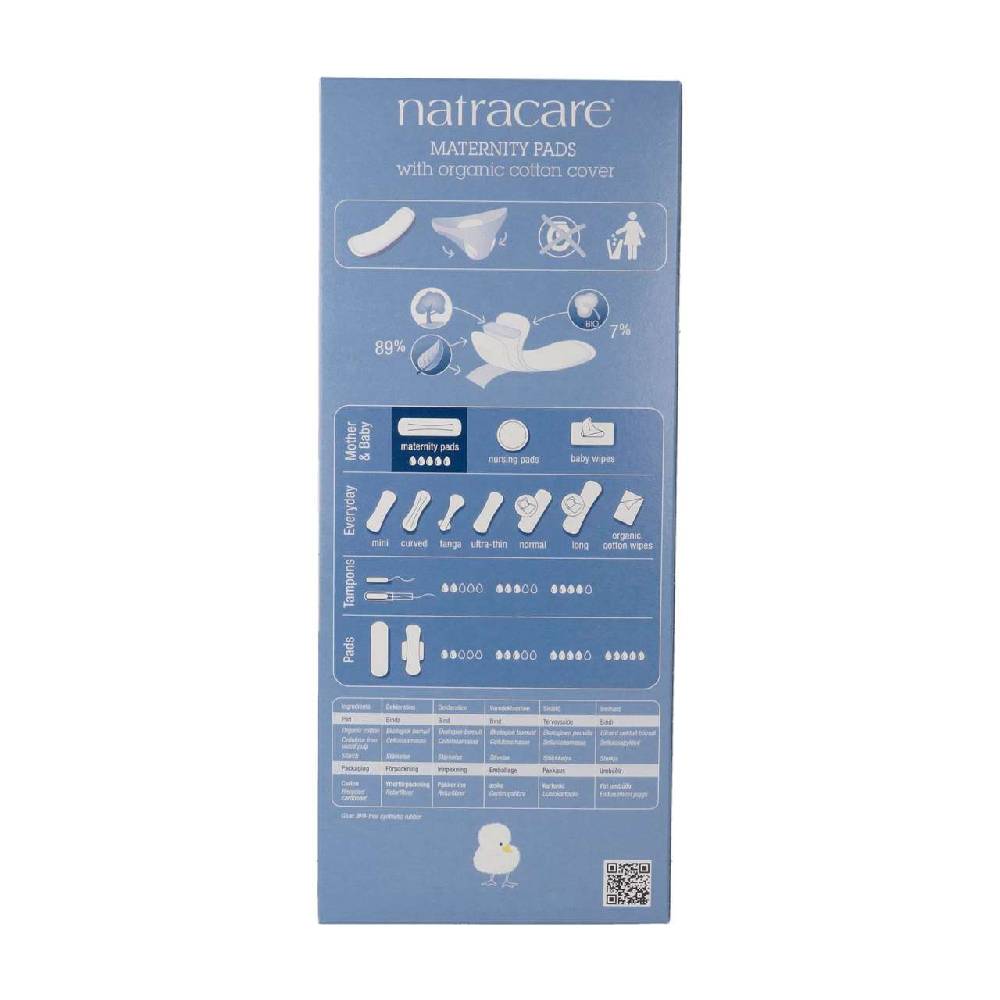 natracare Natracare Maternity Pads, 10 pcs Begrenzt auf 3 Tage