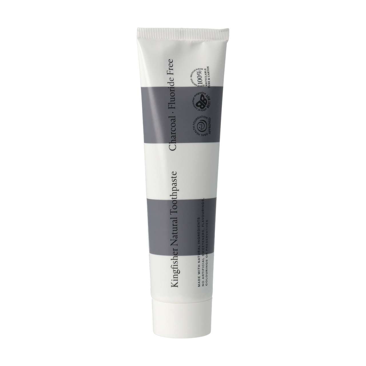 kingfisher Kingfisher toothpaste with activated carbon natural whitening effect, fluoride Schlussverkauf