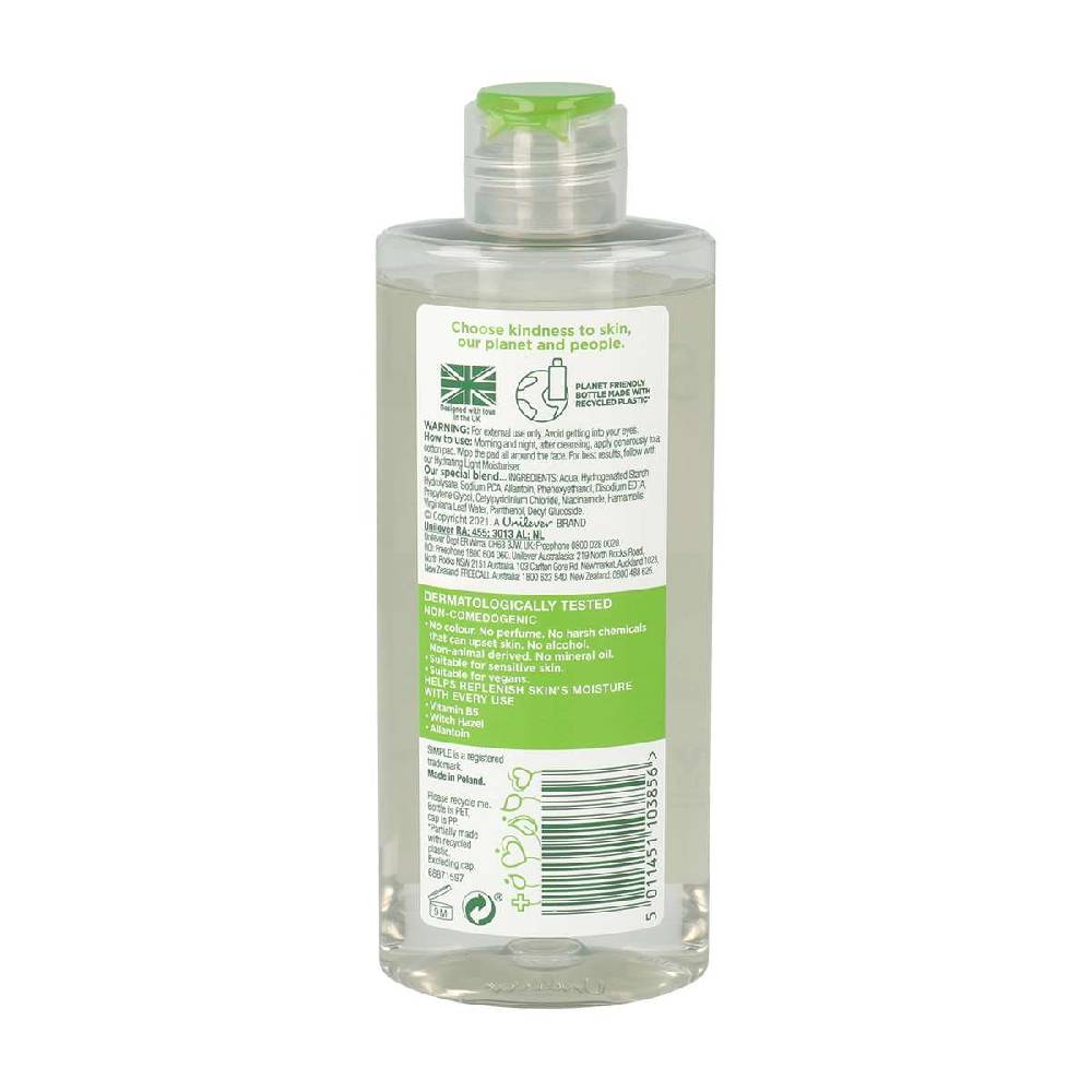 simple Simple Soothing Facial Toner Fabrikverkauf