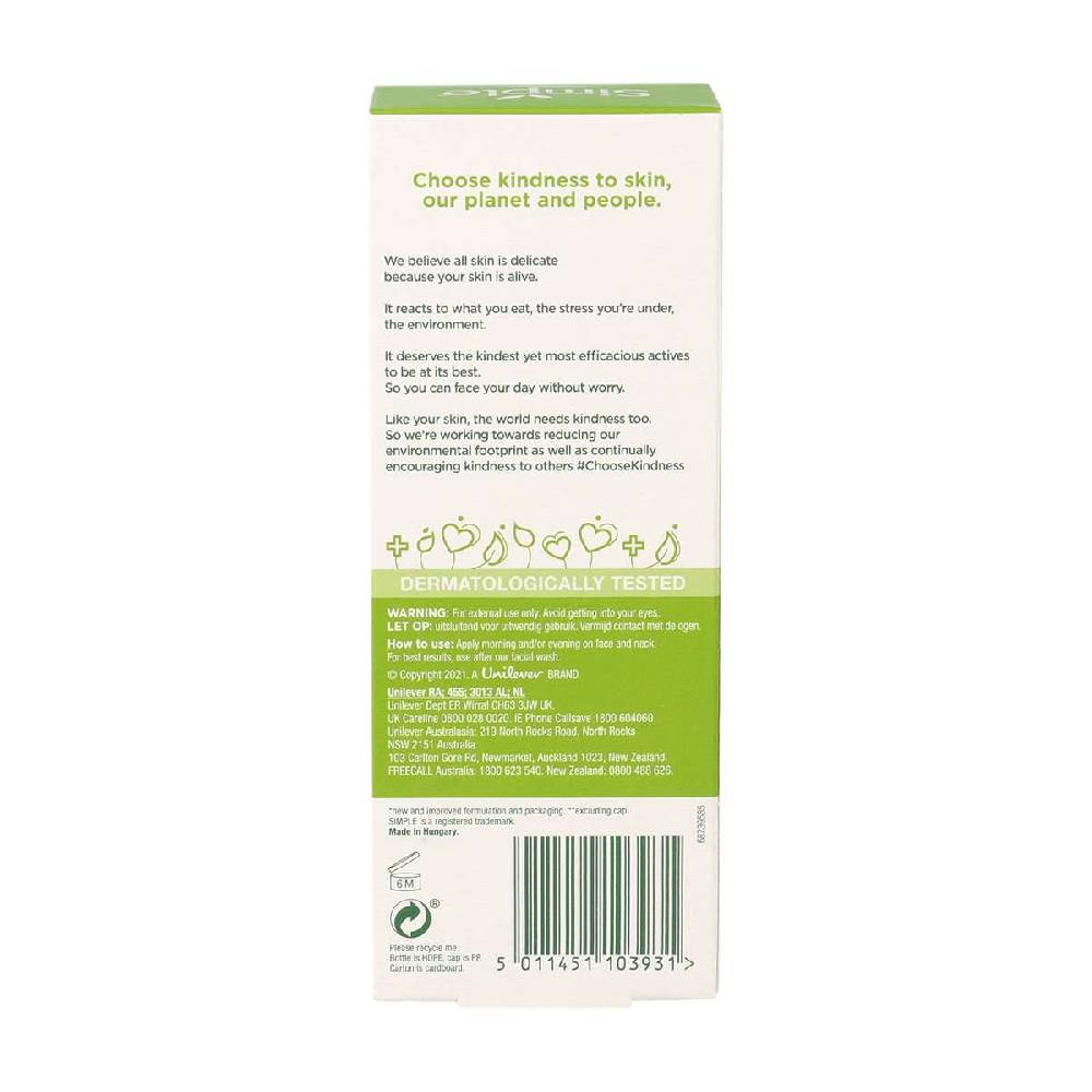 simple Simple Hydrating Light Moisturiser Kostenloser Versand