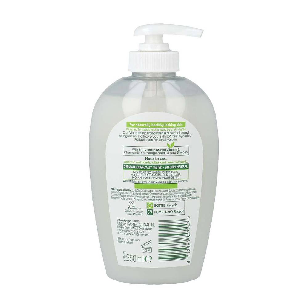 simple Simple Moisturising Handwash Tiefpreis