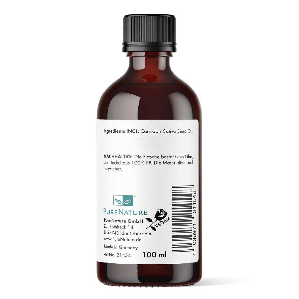 purenature PureNature hemp oil for skin and hair - cold pressed Begrenzt auf 3 Tage
