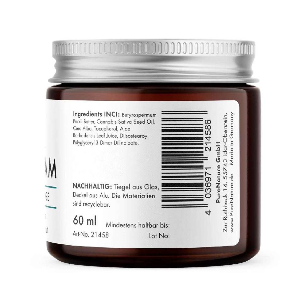 purenature PureNature Skin Balm with Hemp Oil, Shea Butter & Aloe Vera Hotsell