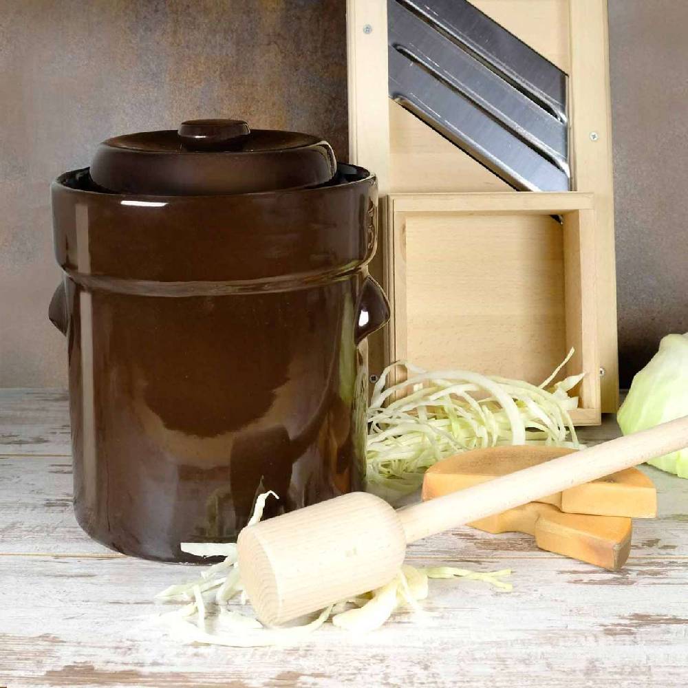 purenature Fermenting Crock for Sauerkraut Sonderangebot