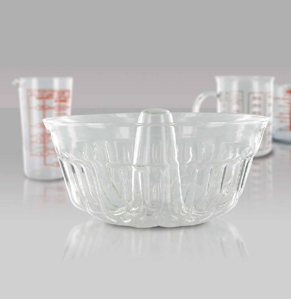 purenature Glass Ring Cake Form (1 liter) Begrenztes Angebot