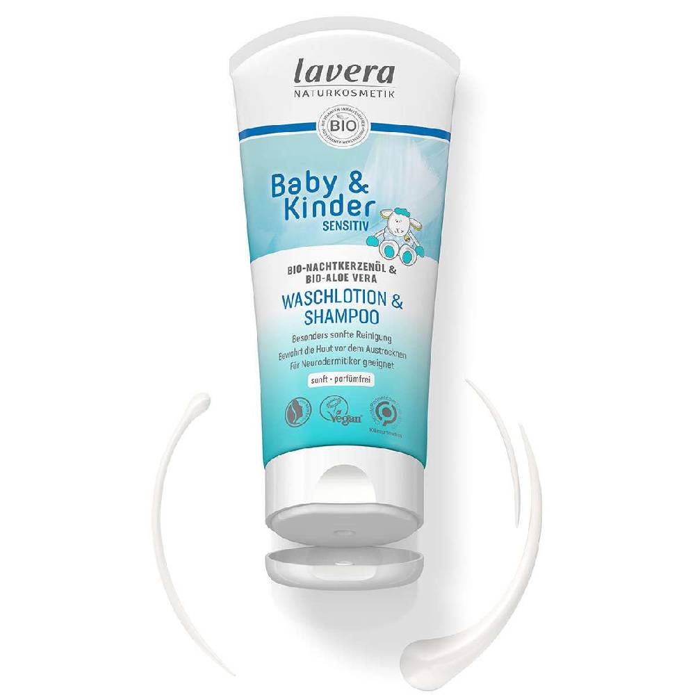 lavera Lavera Organic Children Shampoo & Body Wash - with Aloe Vera Muttertagsangebot