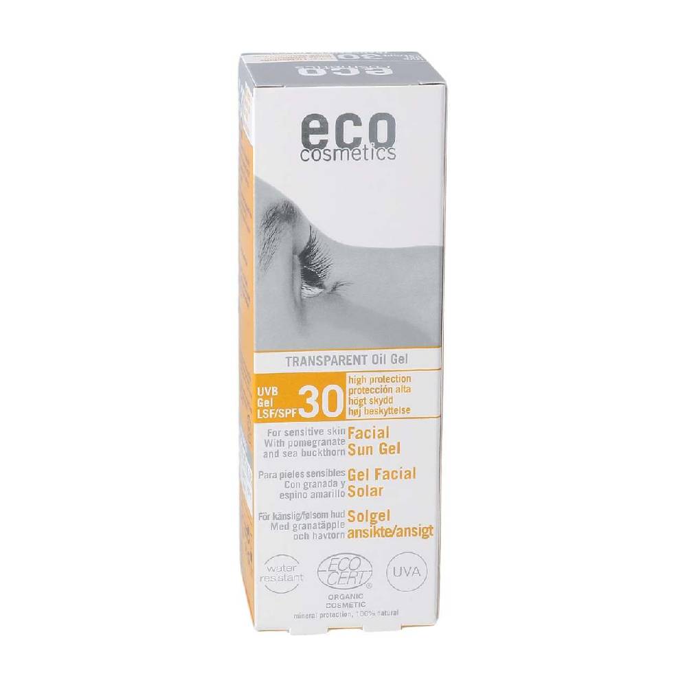 eco-cosmetics Eco Facial Sun Gel SPF 30 oil gel – mineral based sunscreen Vatertagsangebot