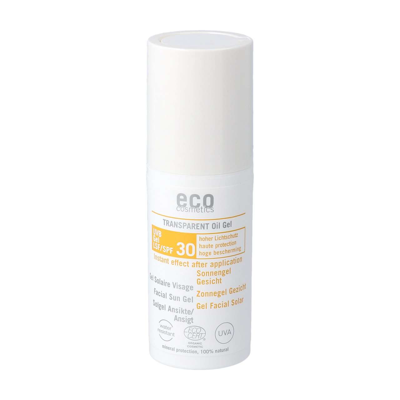 eco-cosmetics Eco Facial Sun Gel SPF 30 oil gel – mineral based sunscreen Vatertagsangebot