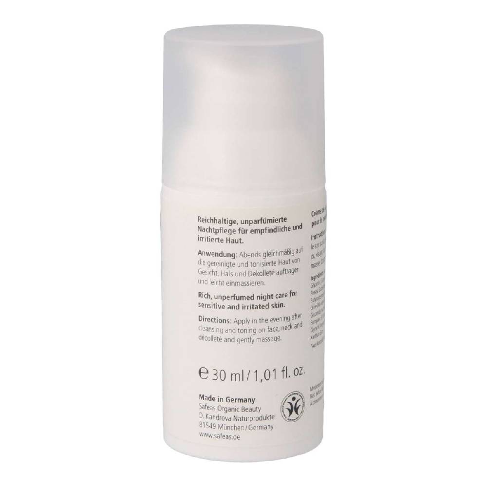 safeas Night Cream Olive Sensitive Jubiläumsangebot