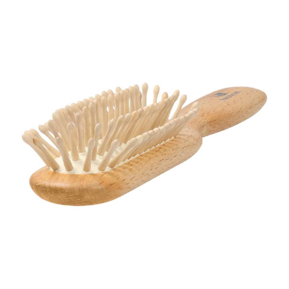 purenature Hairbrush With Rounded Off Wooden Knobs VIP-Rabatte