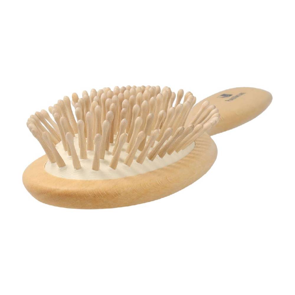 purenature Hairbrush with rounded wood burls Günstiger Verkauf