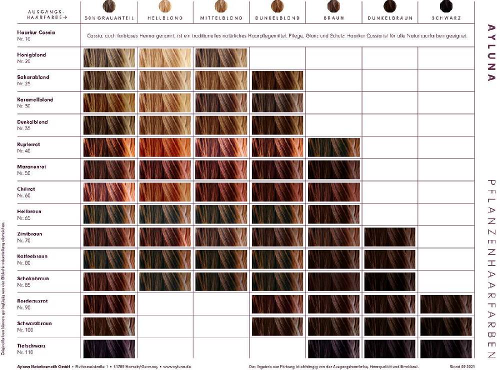 ayluna Ayluna coffee brown - ammonia free hair dark brown dye Preisnachlass