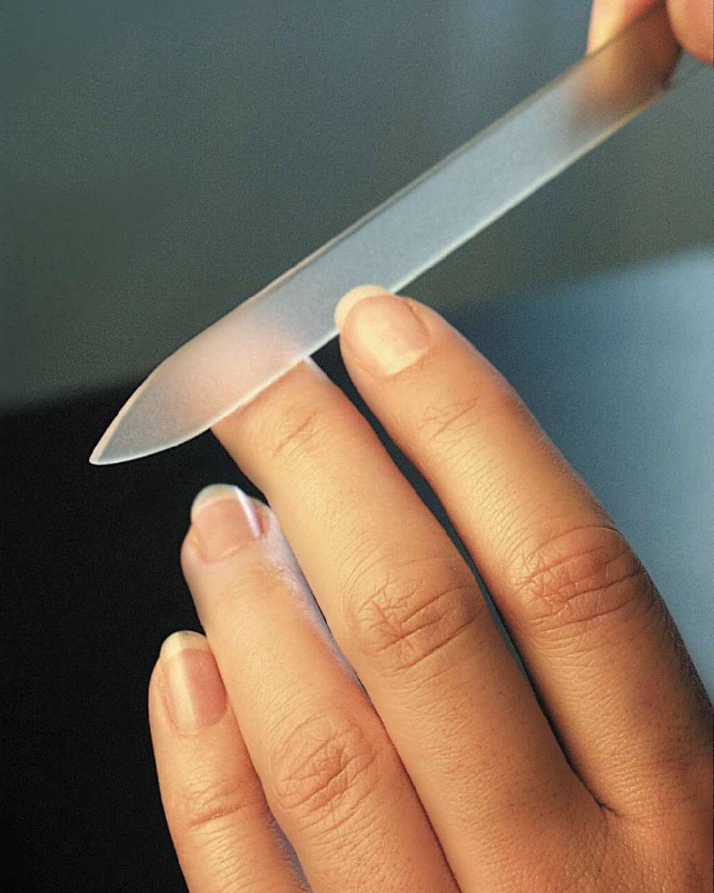 finigrana Nail File Made Of Tempered Glass Lagerräumung