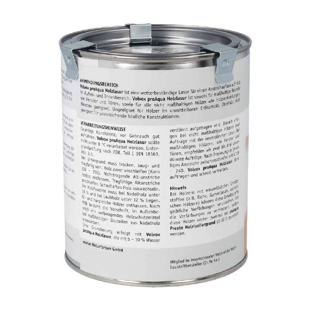 volvox Wood Varnish proAqua (transparent) zollfrei