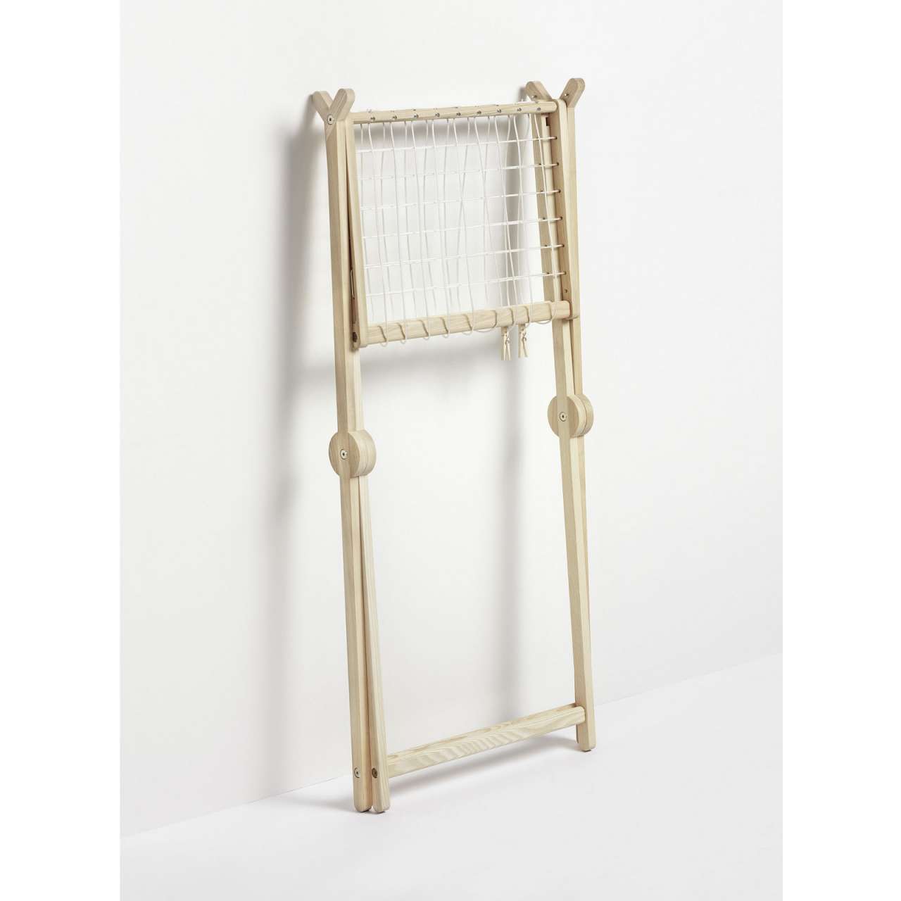 side-by-side Wooden laundry rack, foldable - Side by Side Design Weihnachtsangebot