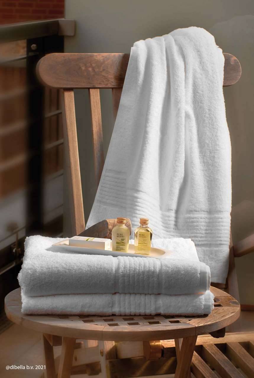 purenature Terry Cloth Towel 100x150 cm white made from organic cotton Top Angebot