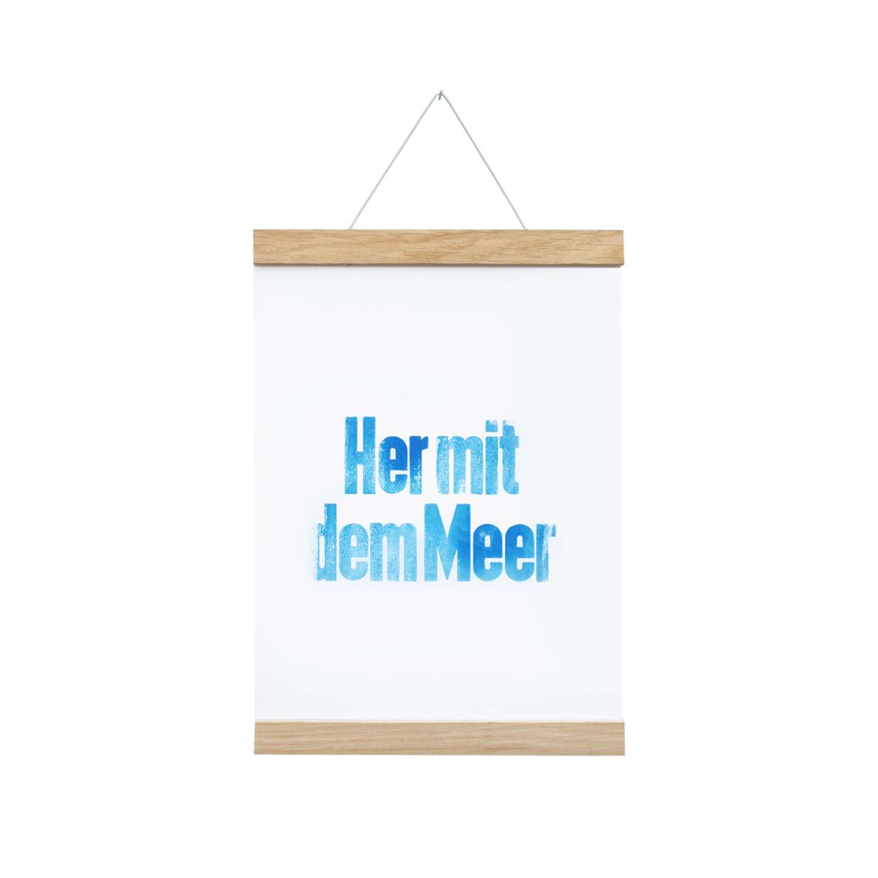 side-by-side Side by Side - Magnetic Poster Strip Light Oak - for DIN A4 Formats Saisonale Angebote