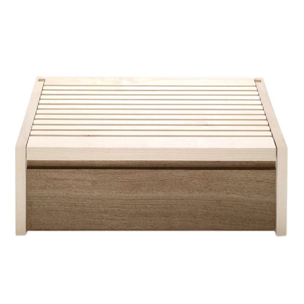 side-by-side Wooden Bread Bin Riesige Rabatte