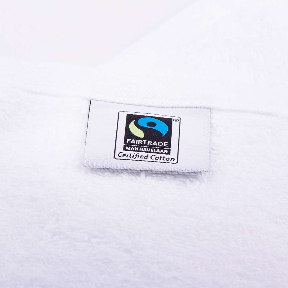 purenature Terry cloth hand towel 50x100 cm white, made from organic cotton 2025