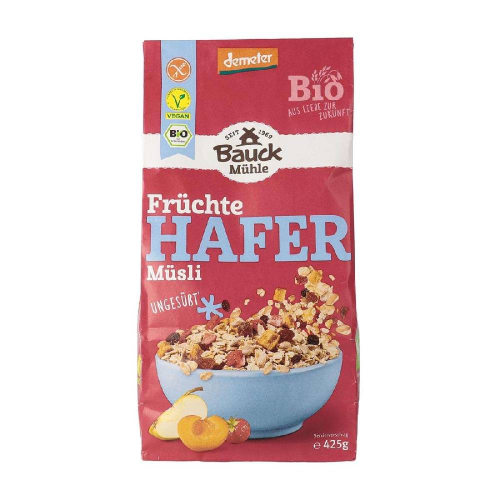 bauckhof Oat muesli with fruits - guaranteed gluten-free from Bauckhof Online