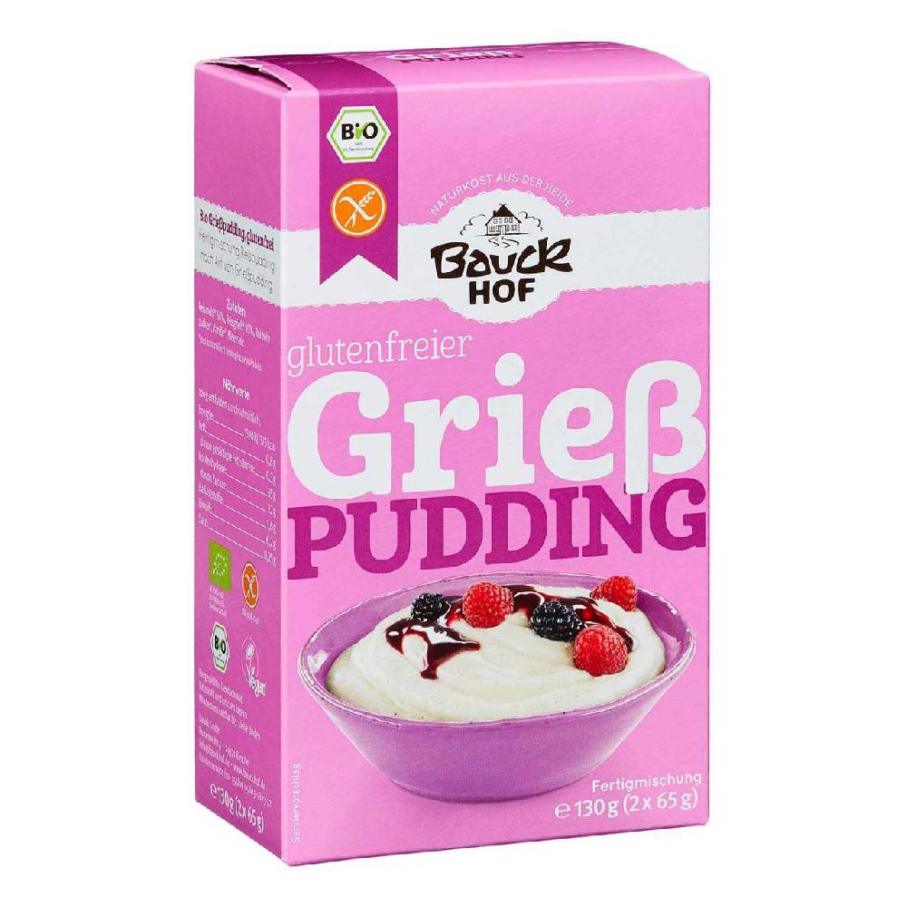 bauckhof Semolina pudding, gluten free Vatertagsangebot