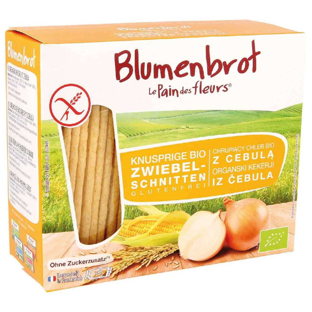 blumenbrot Blumenbrot Zwiebel - Thin crispy onion bread without yeast