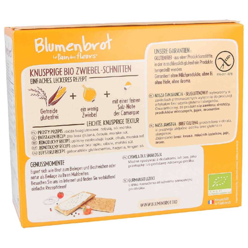 blumenbrot Blumenbrot Zwiebel - Thin crispy onion bread without yeast Blitzangebot