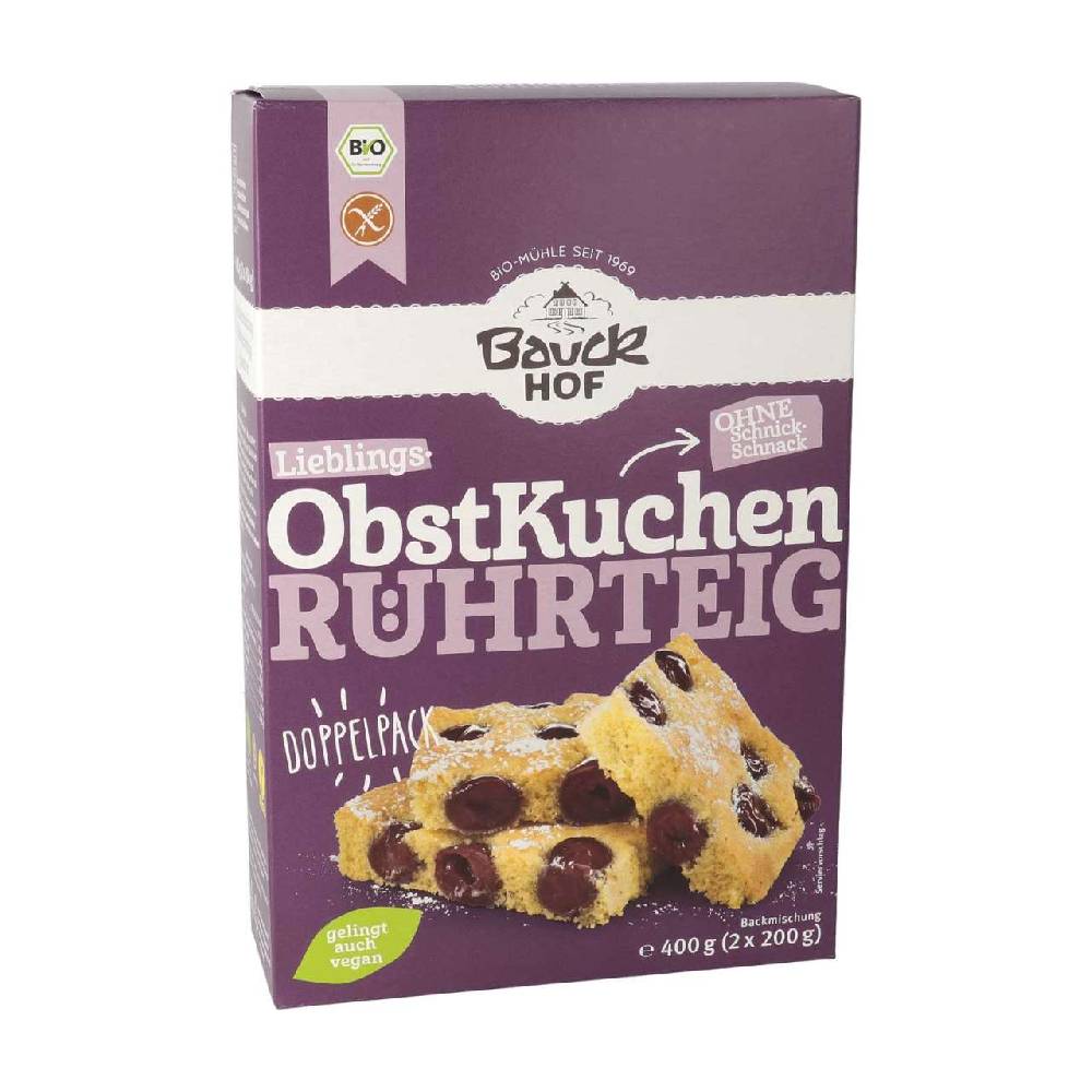 bauckhof Fruitcake-Dough baking mix, gluten free Zeitbegrenzte Promotion