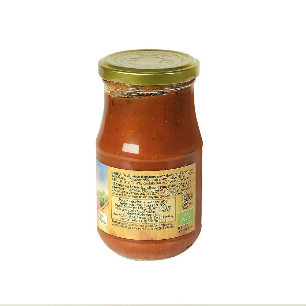 natura-toscana Organic tomato sauce with basil for delicious pasta or pizza Bis zu 50% Rabatt