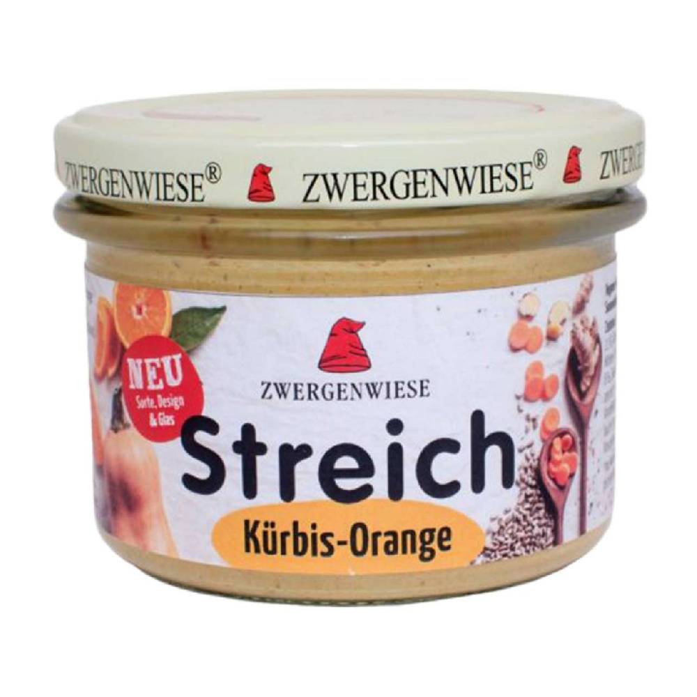 zwergenwiese Zwergenwiese Organic Pumpkin Orange Spread, 180 g Speichern exportieren