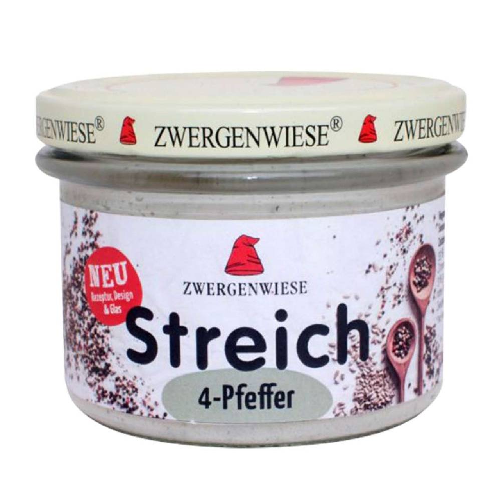 zwergenwiese Zwergenwiese organic 4 pepper spread, 180 g Black Friday Preise