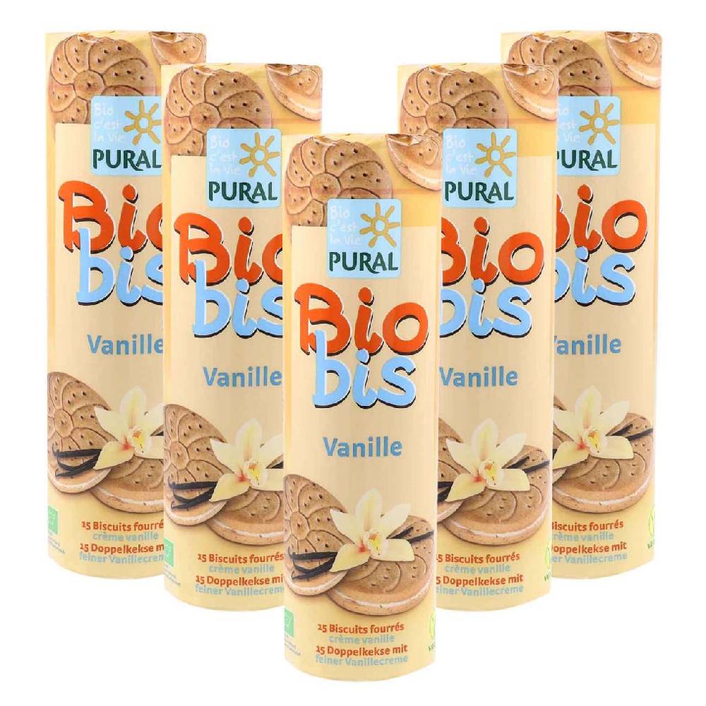pural Vanilla Double Biscuits (5 x 300 grams) Rabatte dieses Monats